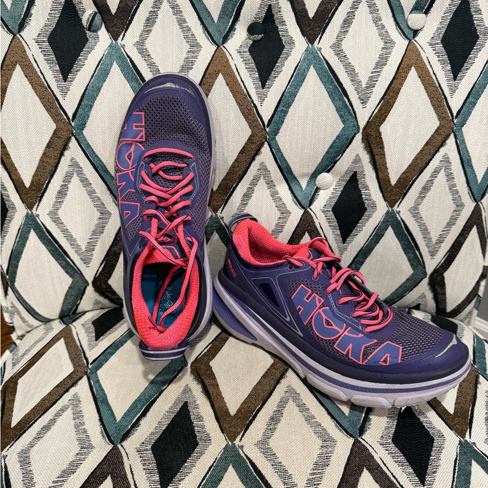 Hoka One One Women's Athletic Shoes in Purple and Pink